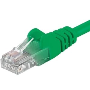 PremiumCord Patch kabel UTP RJ45-RJ45 level 5e 1,5m zelený; sputp015G