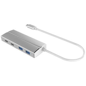 PremiumCord 10G SuperSpeed USB Hub Type C to 2 X USB 3.1 A + 2 X USB 3.1 C Aluminum; ku31hub07