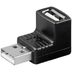 PremiumCord USB redukce A-A, Male/Female 90°; kur-17