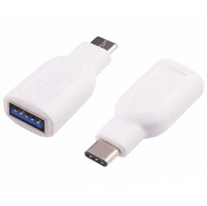 PremiumCord Adaptér USB 3.1 konektor C/male - USB 3.0  A/female, OTG, bílá; kur31-14