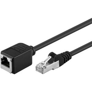 PremiumCord Prodlužovací Patch kabel F/UTP RJ45-RJ45 M/F 0,5m ; sstpmf005