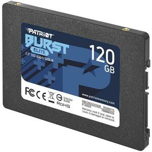 Patriot BURST ELITE 120GB SSD / Interní / 2,5" / SATA 6Gb/s /; PBE120GS25SSDR