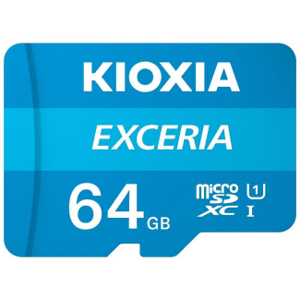 KIOXIA EXCERIA microSDXC 64GB + adaptér; LMEX1L064GG2