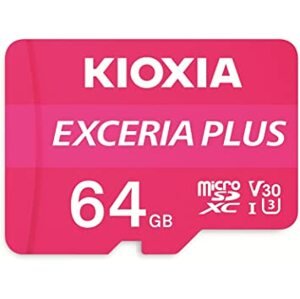 KIOXIA EXCERIA PLUS microSDXC 64GB + adaptér; LMPL1M064GG2