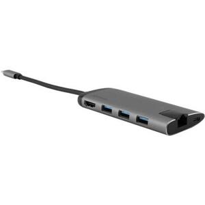 Verbatim USB-C dokovací stanice na USB-C 3.1, 3x USB-A 3.0, HDMI, Gigabit Ethernet, SD/microSD 49142; 49142