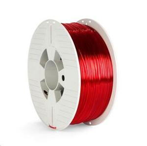 Verbatim PET-G struna 1,75 mm pro 3D tiskárnu, 1kg, červená transparent 55054; 55054