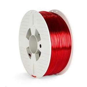 Verbatim PET-G struna 2,85 mm pro 3D tiskárnu, 1kg, červená transparent 55062; 55062