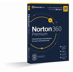 NORTON 360 PREMIUM 75GB CZ 1 uživatel pro 10 zařízení na 12 měsíců_Box, nová licence; 135838