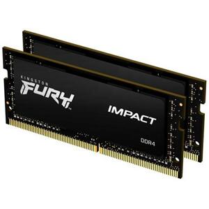 Kingston FURY Impact - 64GB (2x32) DDR4, 2666MHz, CL16, SODIMM; KF426S16IBK2/64