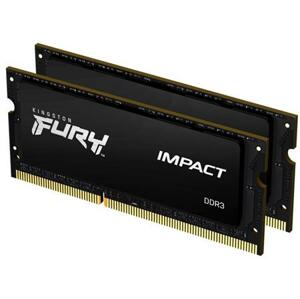 Kingston FURY Impact - 8GB (2x4) DDR3L, 1866MHz, CL11, SODIMM 1.35V; KF318LS11IBK2/8