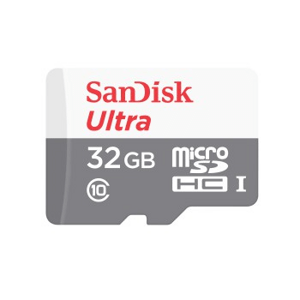 SanDisk Ultra microSDHC 32GB 100MB/s Class 10 UHS-I; SDSQUNR-032G-GN3MN