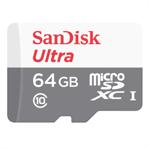 SanDisk Ultra microSDXC 64 GB 100 MB/s Class 10 UHS-I; SDSQUNR-064G-GN3MA
