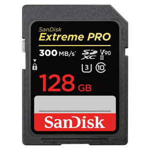 SanDisk Extreme PRO SDXC UHS-II 128 GB; SDSDXDK-128G-GN4IN