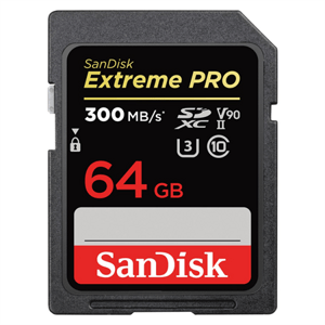 SanDisk Extreme PRO SDXC UHS-II 64 GB; SDSDXDK-064G-GN4IN
