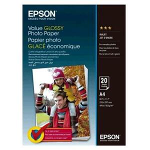 Epson Value Glossy Photo Paper A4 20 sheet; C13S400035