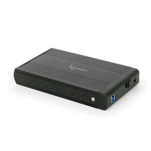 Externí box GEMBIRD pro 3.5" zařízení, USB 3.0, SATA, černý; EE3-U3S-3