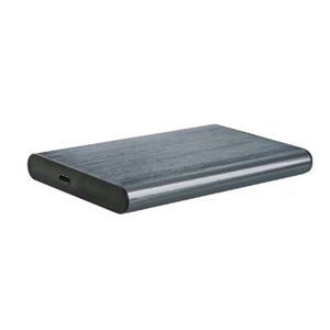 Externí box GEMBIRD pro 2,5" disky, USB 3.1, Type-C, broušený hliník, šedý; EE2-U3S-6-GR