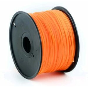 Tisková struna (filament) GEMBIRD, PLA, 1,75mm, 1kg, oranžová; 3DP-PLA1.75-01-O