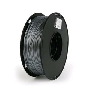 Tisková struna (filament) GEMBIRD, PLA PLUS, 1,75mm, 1kg, stříbrná; 3DP-PLA+1.75-02-S