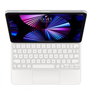 Apple Magic Keyboard for iPad Pro 11-inch (3rd generation) and iPad Air (4th generation) - International English - White; mjqj3z/a