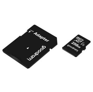 GoodRam Memory Card Micro SDXC 256GB Class 10 UHS-I + Adapter; M1AA-2560R12