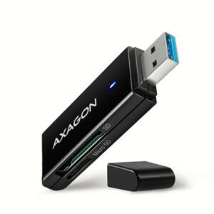 Axagon CRE-S2N, USB-A 3.2 Gen 1 - SUPERSPEED čtečka karet, 2-slot & lun SD/microSD, podpora UHS-I; CRE-S2N