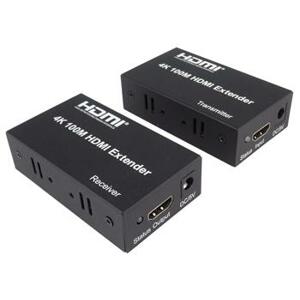 PremiumCord 4K HDMI extender na 100m přes jeden kabel Cat5e/Cat6; khext100-2