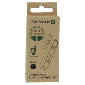 Swissten Bluetooth headset caller černý(eco balení); 51104100ECO
