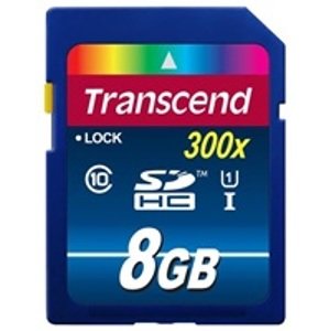 Transcend SDHC karta 8GB Premium, Class 10 UHS-I, 300X; TS8GSDU1