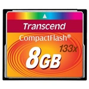 Transcend Compact Flash 8GB (133x); TS8GCF133