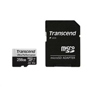 Transcend MicroSDXC karta 256GB 340S, UHS-I U3 A2 Ultra Performace 160/125 MB/s; TS256GUSD340S