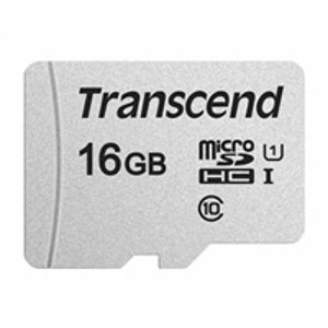 Transcend MicroSDHC karta 16GB 300S, UHS-I U1, bez adaptéru; TS16GUSD300S