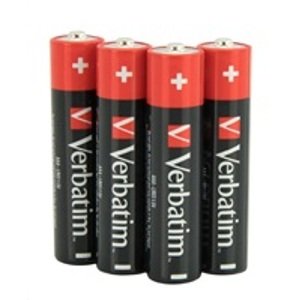 Verbatim Alkalické baterie AAA, 4 Pack - Shrink, LR3 49500; 49500