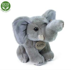 Rappa Plyšový slon sedící 18 cm ECO-FRIENDLY; 208827