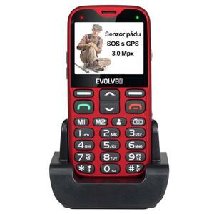 Evolveo EasyPhone XG s nabíjecím stojánkem, Červený; EP-650-XGR