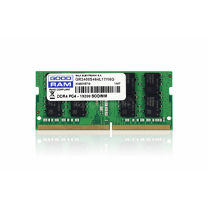 GoodRam DDR4 16GB 2400MHz CL17 SODIMM; GR2400S464L17/16G