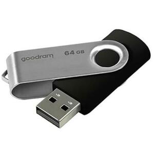 GoodRam memory USB UTS2 64GB USB 2.0 Black; UTS2-0640K0R11
