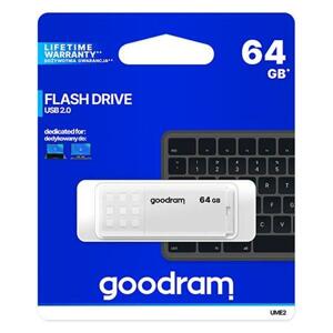GoodRam UME2 64GB USB 2.0 White; UME2-0640W0R11