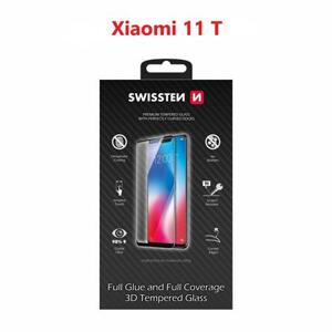 Swissten sklo ultra durable 3D full glue glass Xiaomi 11 T černé; 64701896