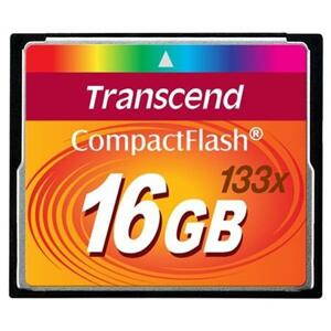 Transcend Compact Flash 16GB (133x); TS16GCF133