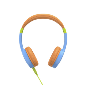 Hama dětská sluchátka BeeSafe, modrá/oranžová; 184106