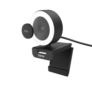 Hama QHD webkamera s kruhovým světlem C-800 Pro; 139993