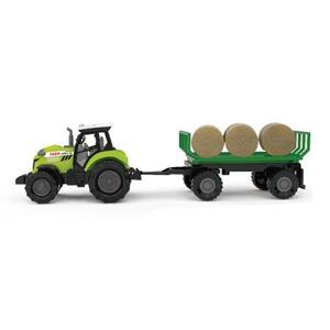 Rappa Traktor se zvukem a světlem s vlečkou a balíky slámy; 217607