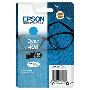 Epson Singlepack Cyan 408 DURABrite Ultra Ink; C13T09J24010
