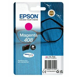 Epson Singlepack Magenta 408 DURABrite Ultra Ink; C13T09J34010