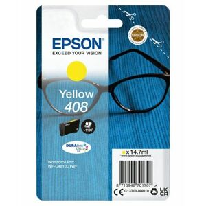 Epson Singlepack Yellow 408 DURABrite Ultra Ink; C13T09J44010