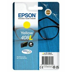Epson Singlepack Yellow 408L DURABrite Ultra Ink; C13T09K44010