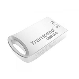 Transcend 32GB JetFlash 710S, USB 3.1 Gen 1 flash disk, malé rozměry, stříbrný kov; TS32GJF710S