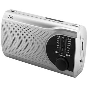 Radioprijímac JVC RA-E321S, stríbrný; JVCRAE321S