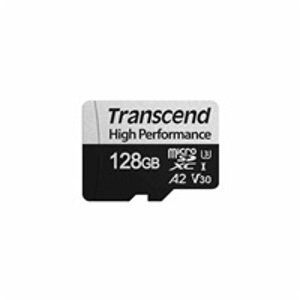 Transcend MicroSDXC karta 128GB 330S, UHS-I U3 A2 + adaptér; TS128GUSD330S